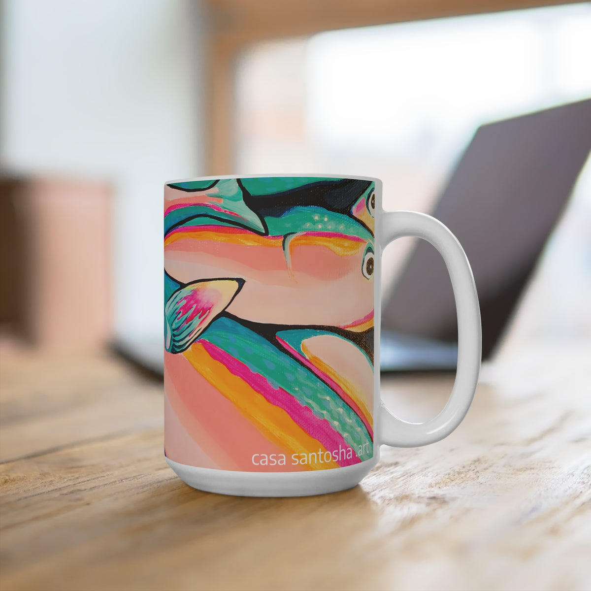 Neon Fish Mug
