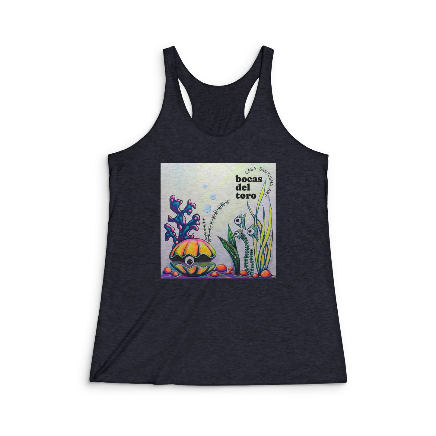 Women's Cyclops Clam Graphic Racerback Tank
