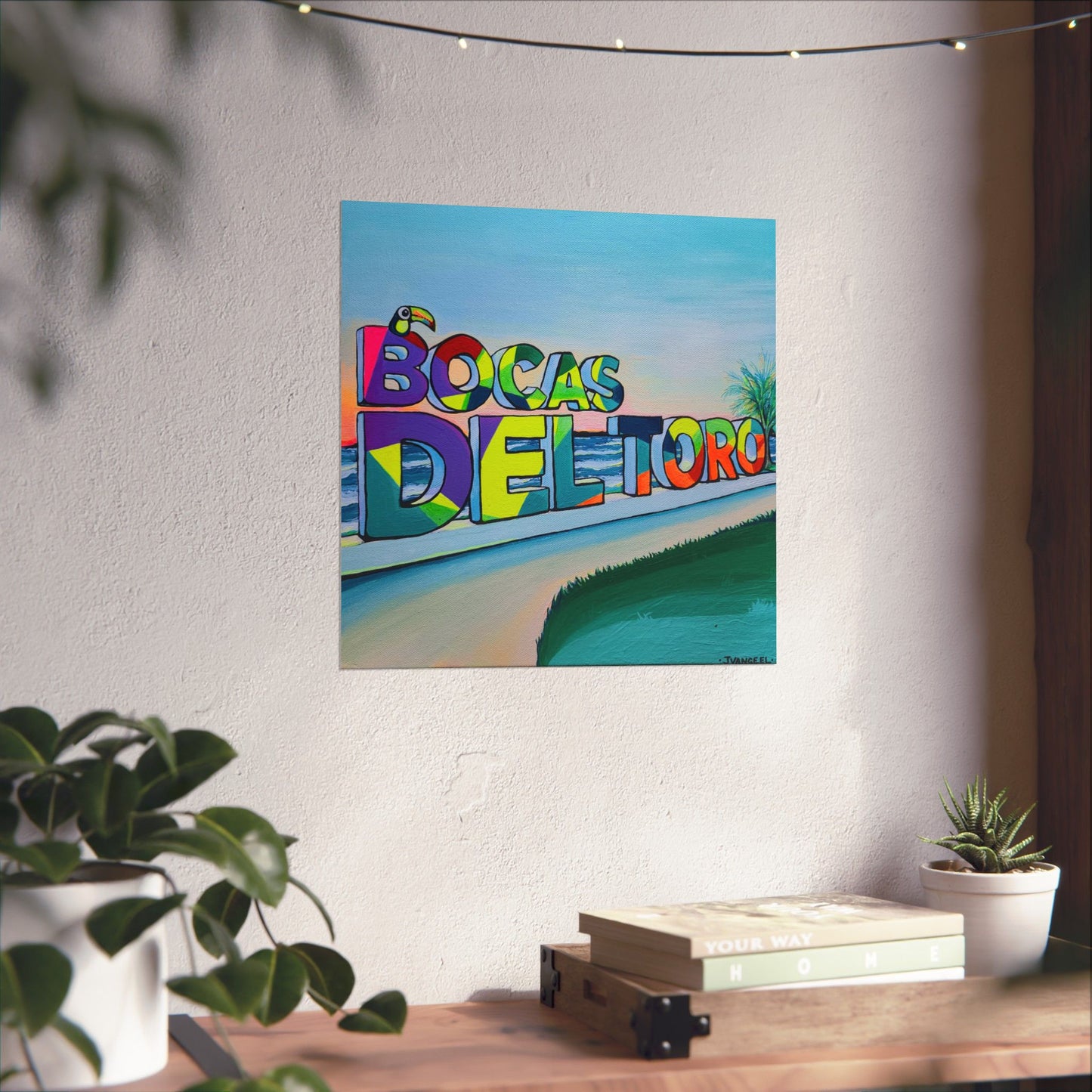Bocas Del Toro Sign Giclée Art Poster