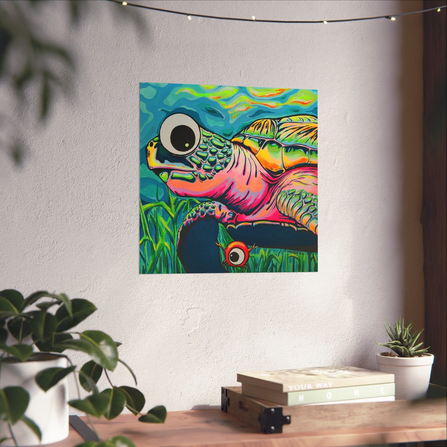 Cyclops Turtle Giclée Art Poster