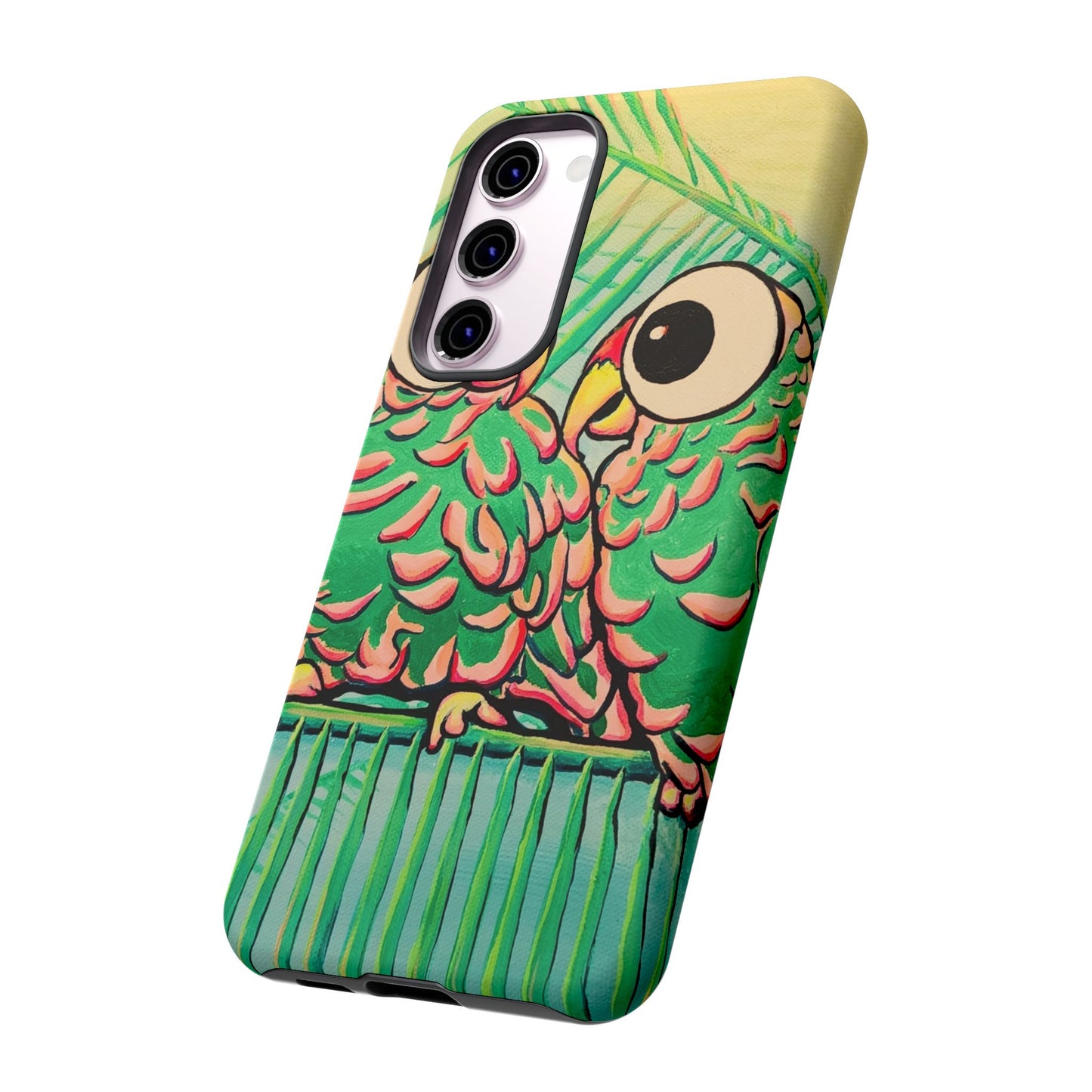Chatty Cyclops Parrots Tough Phone Case