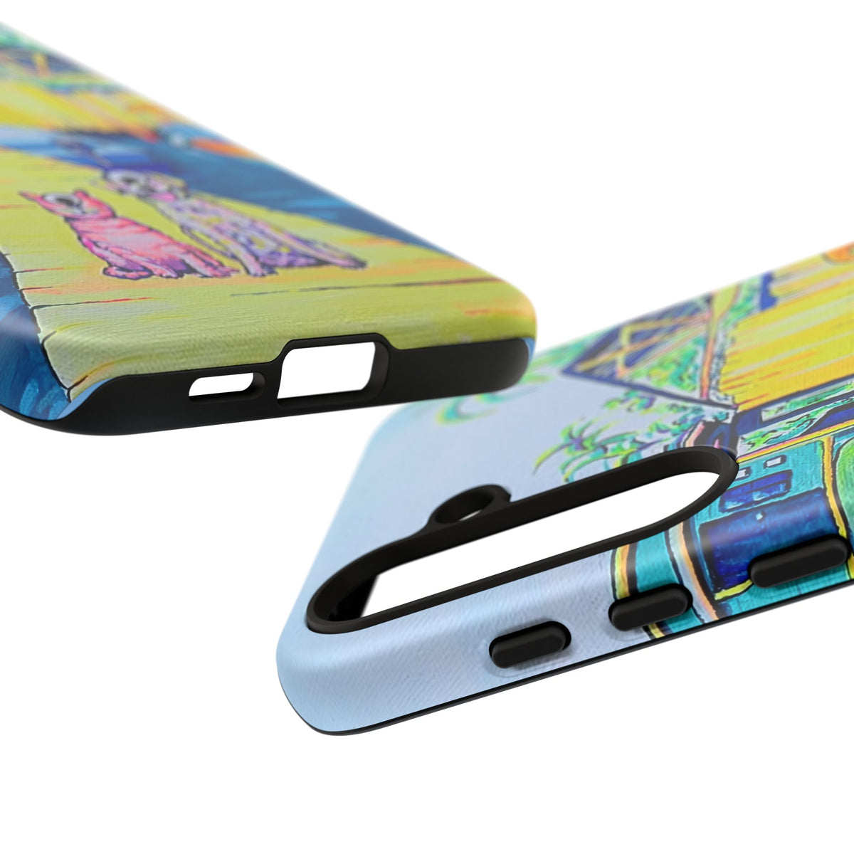 Cyclops Cat and Dog in Bocas Tough Phone Case