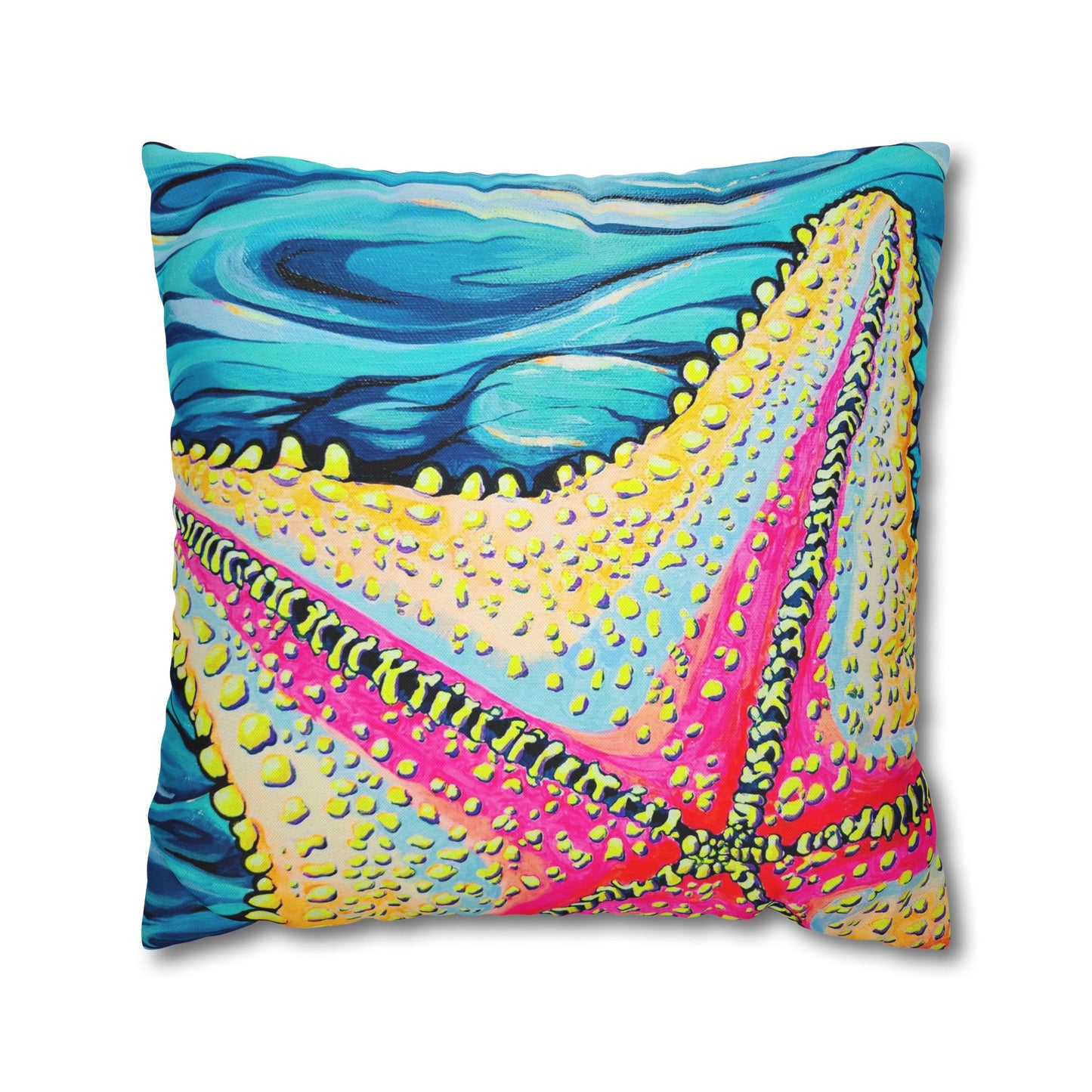 Starfish Beach Bocas Pillowcase, Cover Only