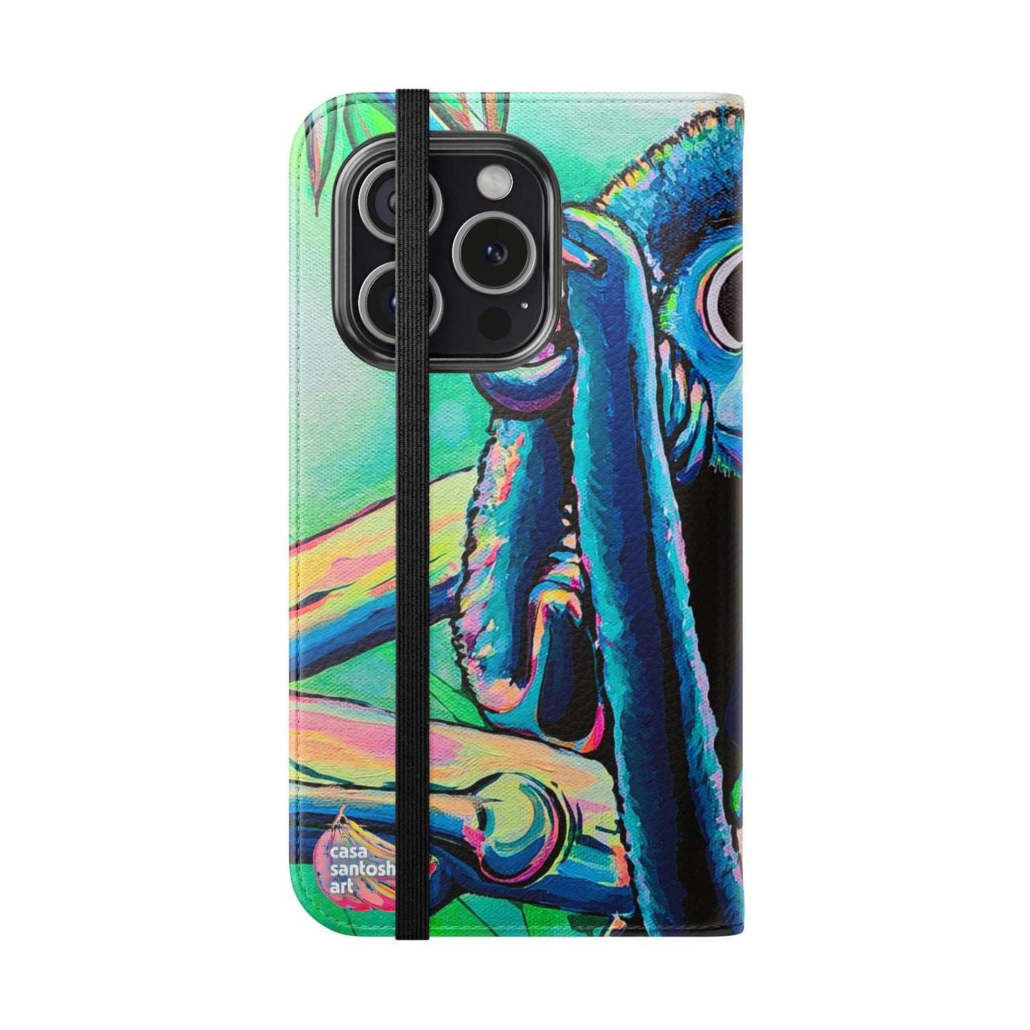 Cyclops Monkey Flip Phone Case – Wallet Cover with Card Slots