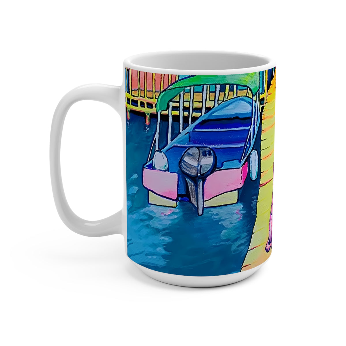 Cyclops Cat and Dog in Bocas Mug