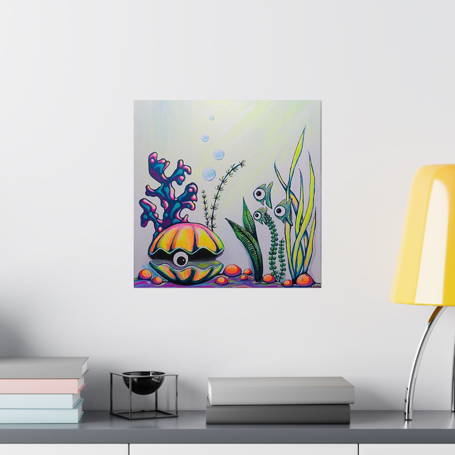Cyclops Clam Giclée Art Poster