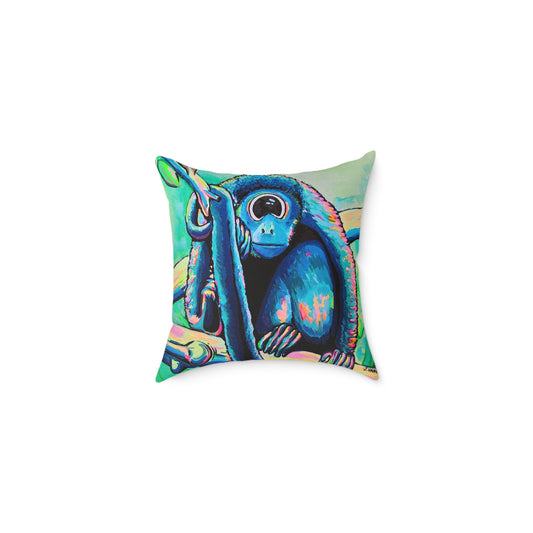 Cyclops Monkey Art Canvas Decorative Pillow