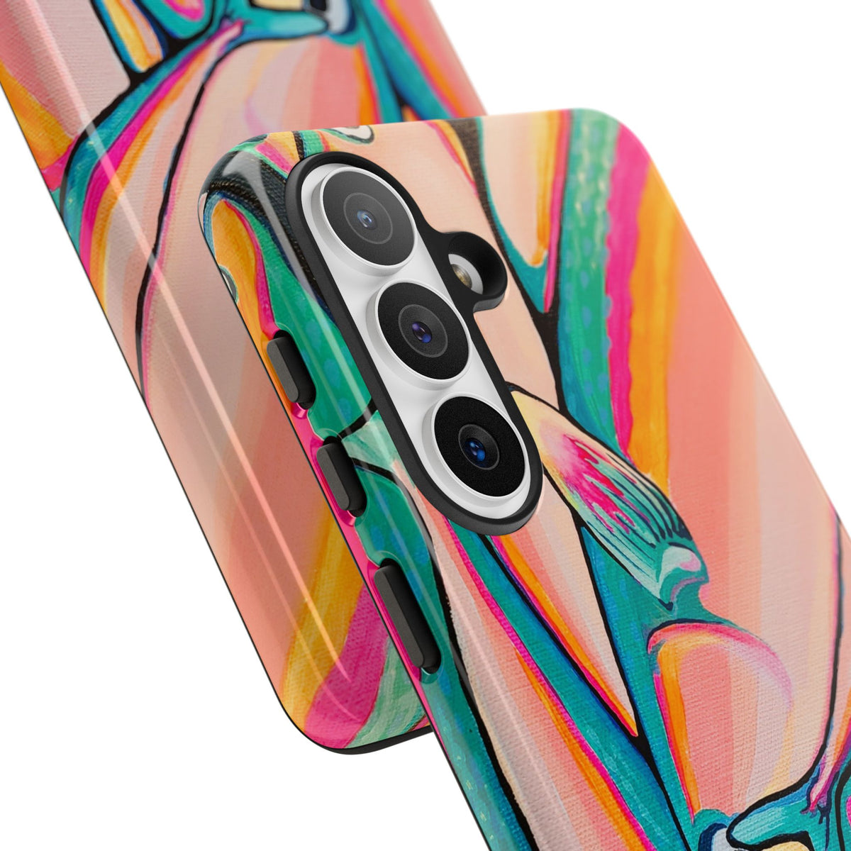Neon Fish Tough Phone Case