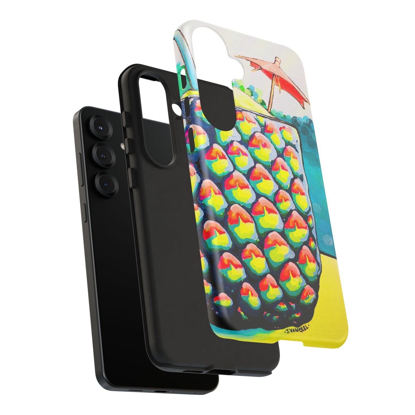 Neon Piña Colada Tough Phone Case