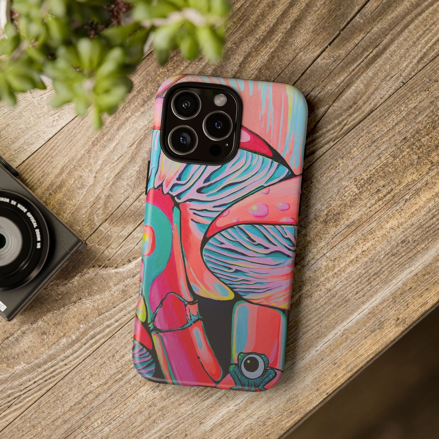 Trippy Mushrooms Tough Phone Case