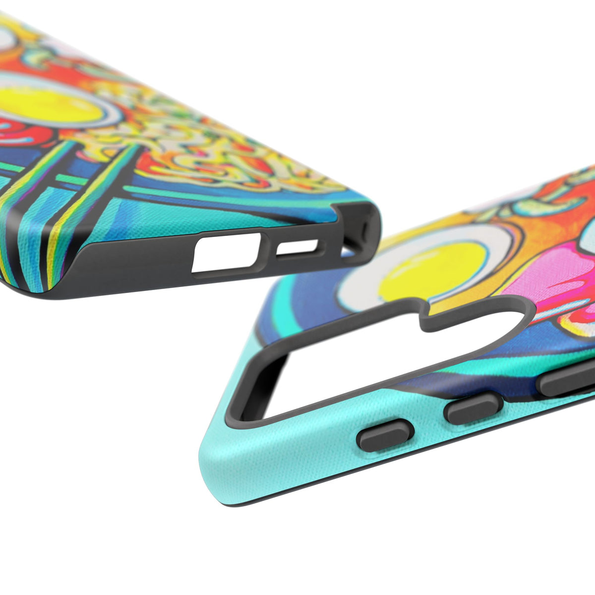 Coque de téléphone résistante Neon Ramen