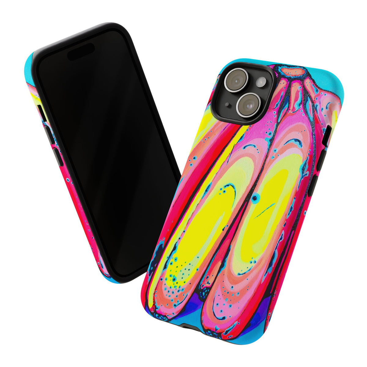 Neon Fat Bananas Tough Phone Case
