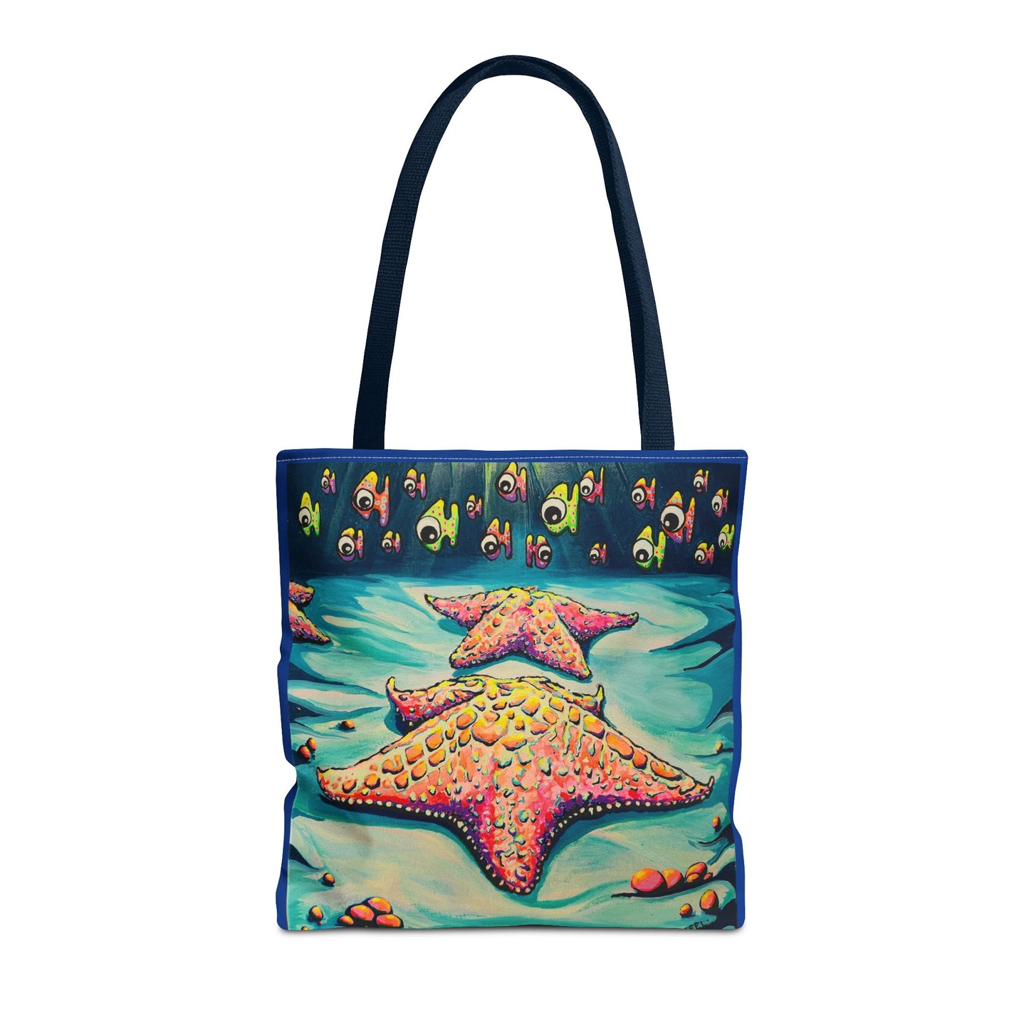 Premium Cyclops Starfish Tote Bag, Original Artist Design, Reusable Shopping Tote, Eco-Friendly