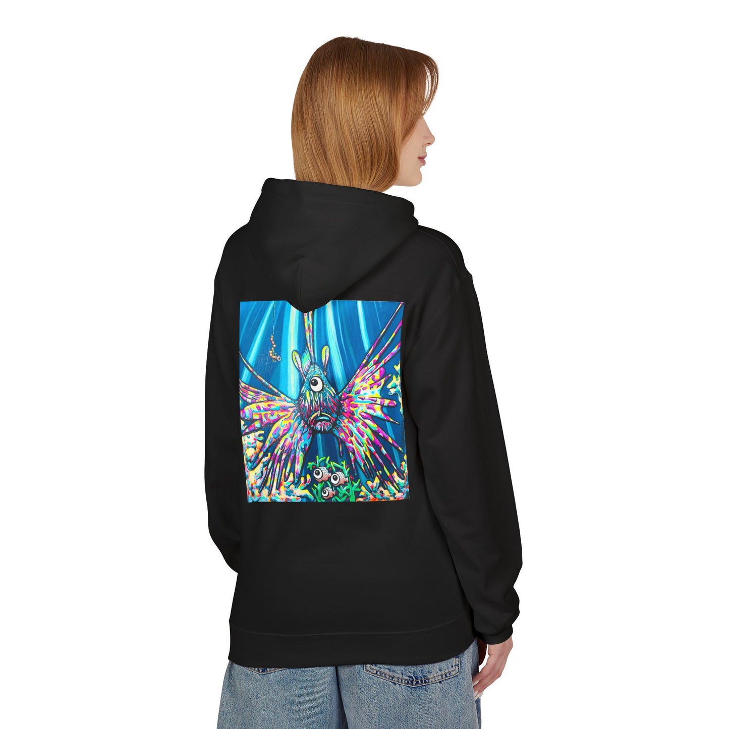 Unisex Cyclops Lionfish Soft Hoodie