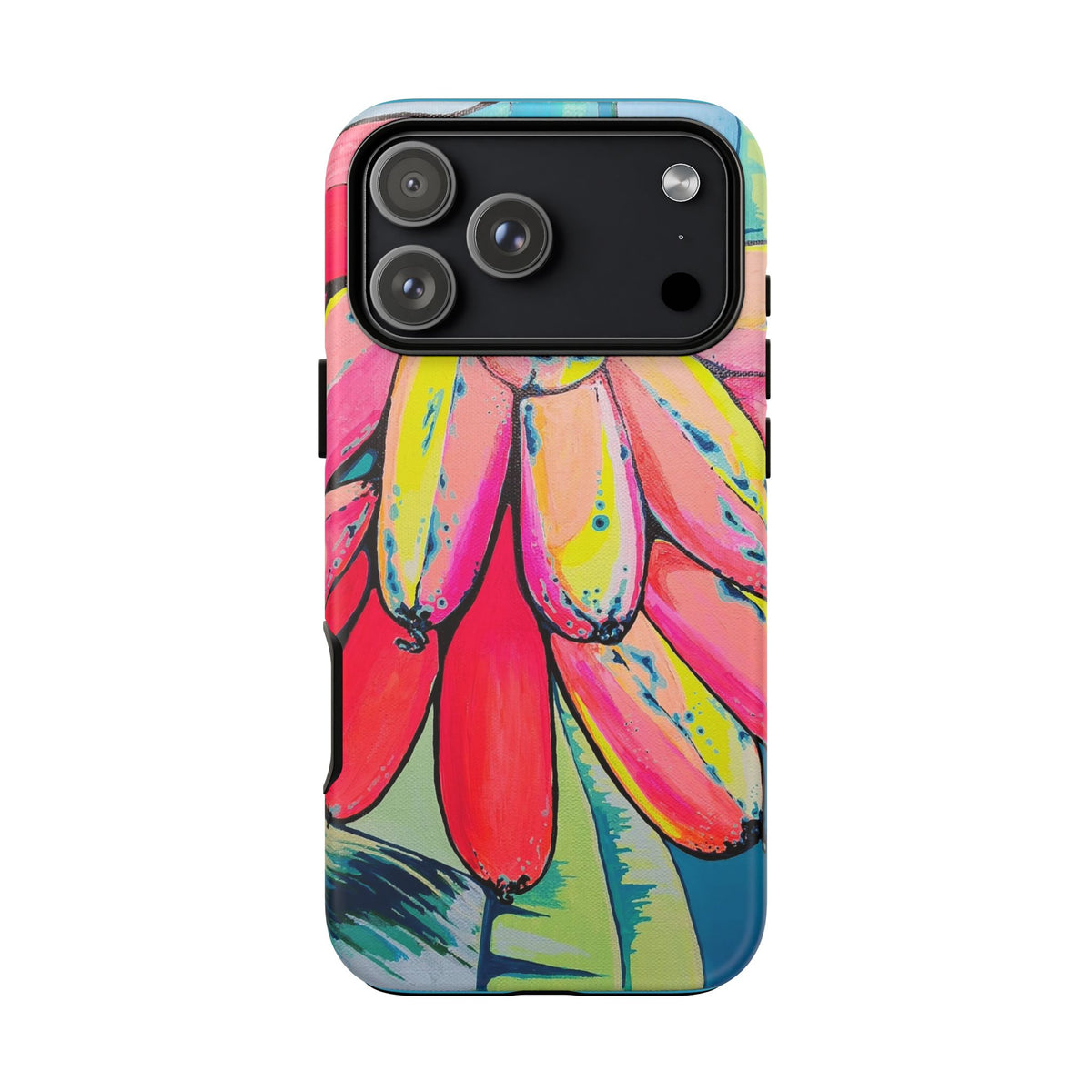 Neon Primitivo Bananas Tough Phone Case