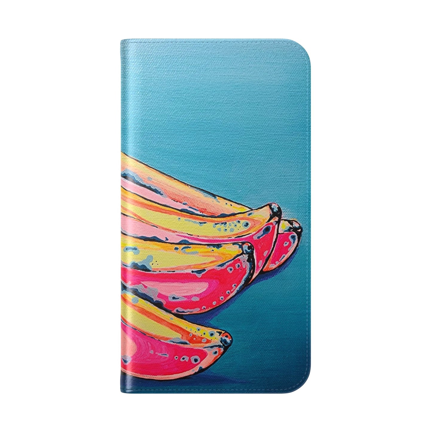 Neon Bananas Flip Phone Case – Wallet Cover with Card Slots