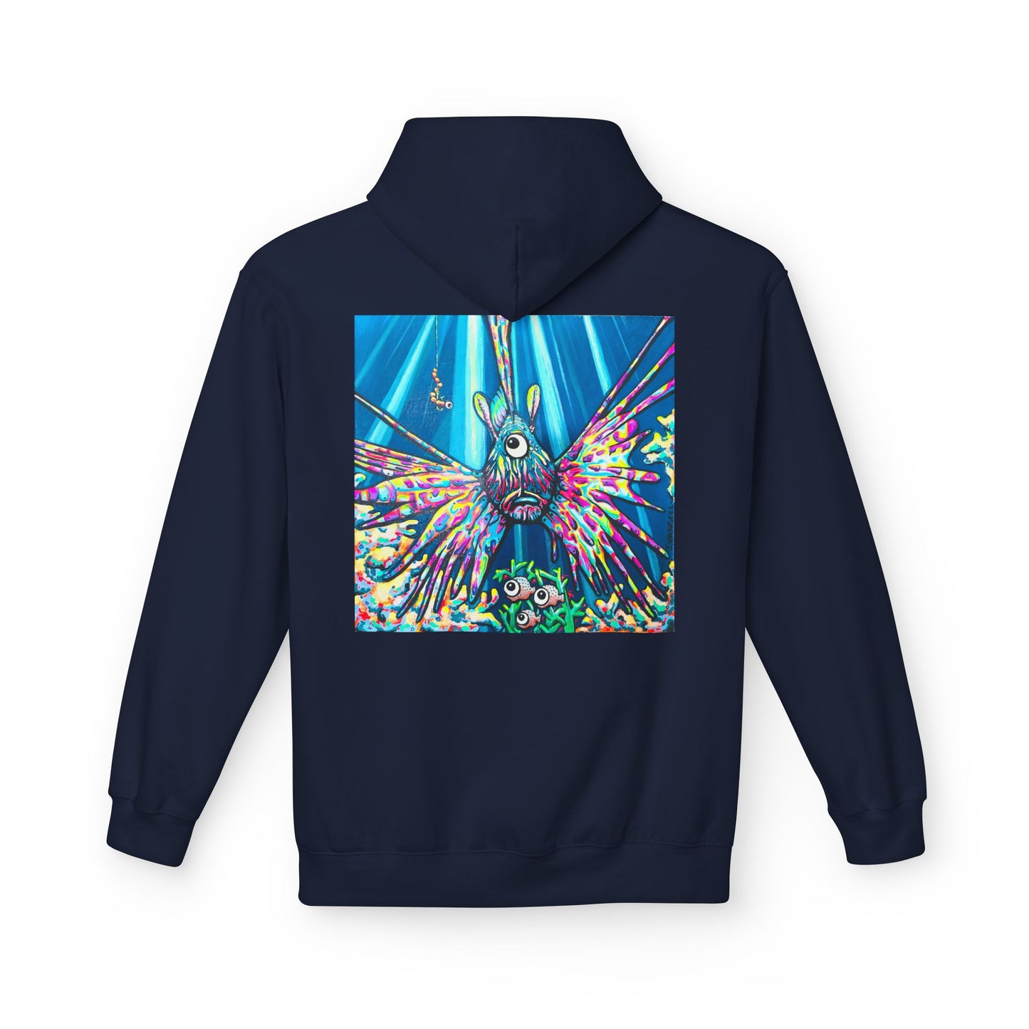 Unisex Cyclops Lionfish Soft Hoodie