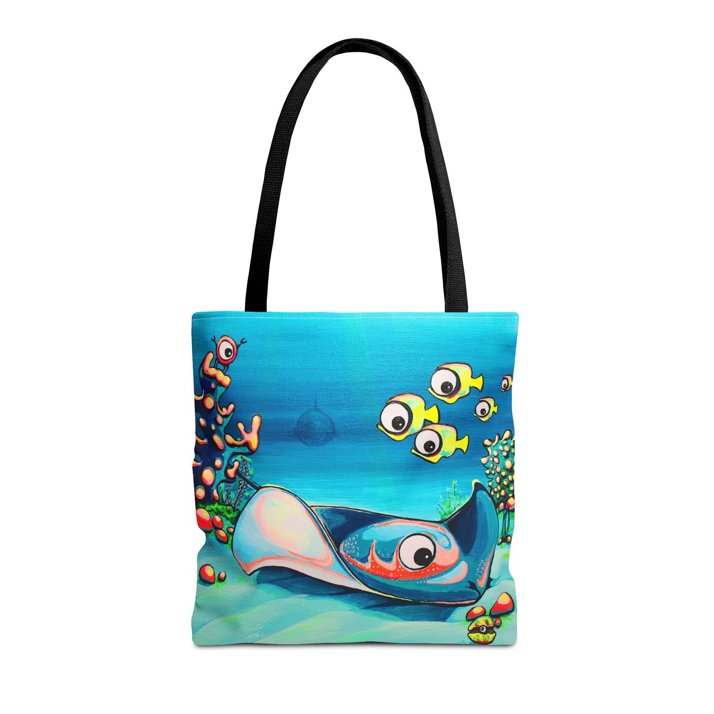 Premium Cyclops Stingray Tote Bag, Original Artist Design, Reusable Shopping Tote, Eco-Friendly