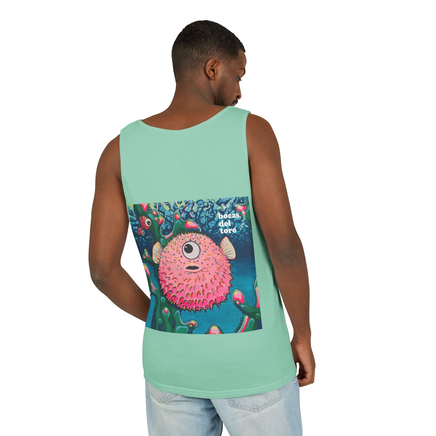 Unisex Cyclops Pufferfish Tank Top - Perfect for Summer Vibes