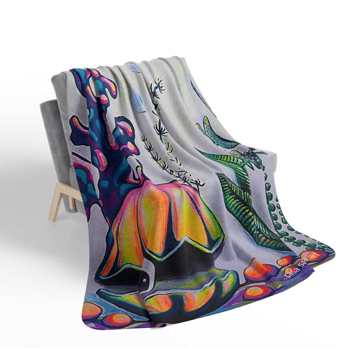 Cyclops Clam Fleece Sherpa Blanket