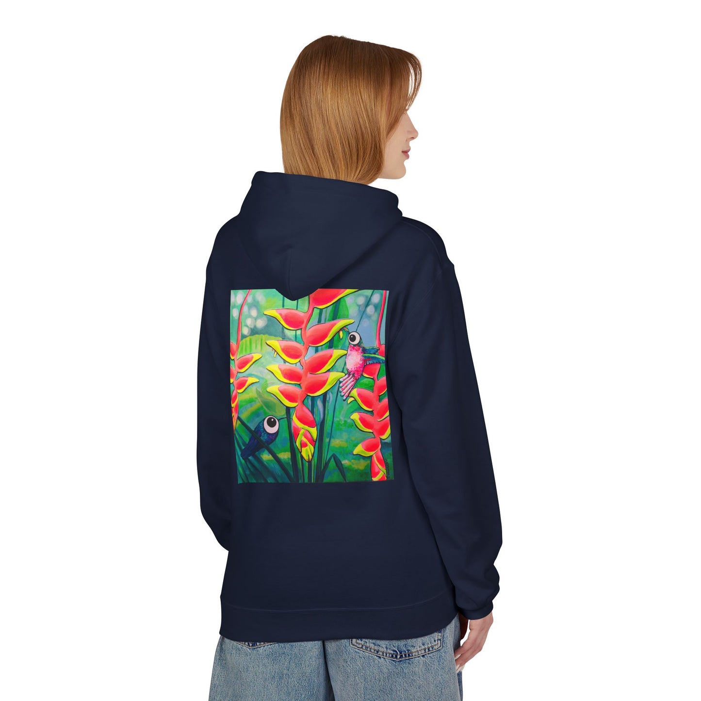 Unisex Cyclops Hummingbirds Soft Hoodie