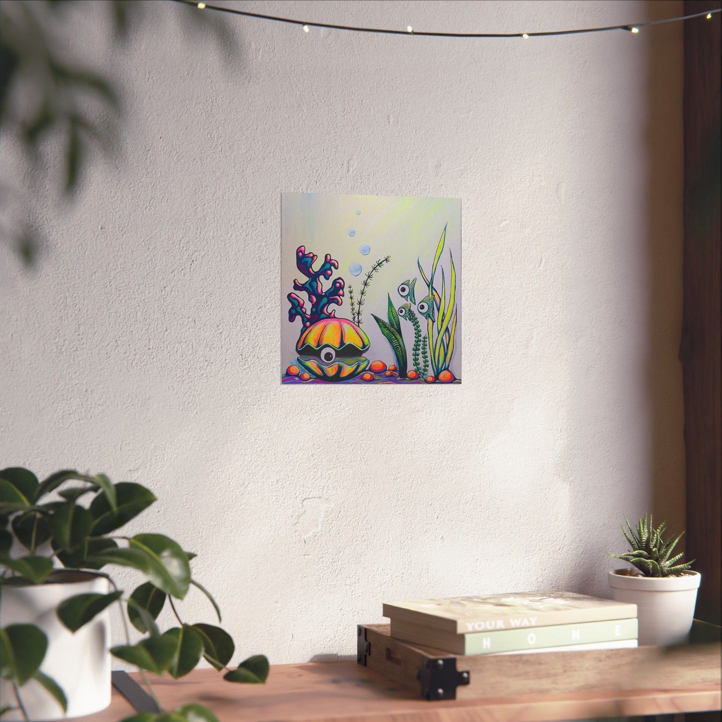 Cyclops Clam Giclée Art Poster