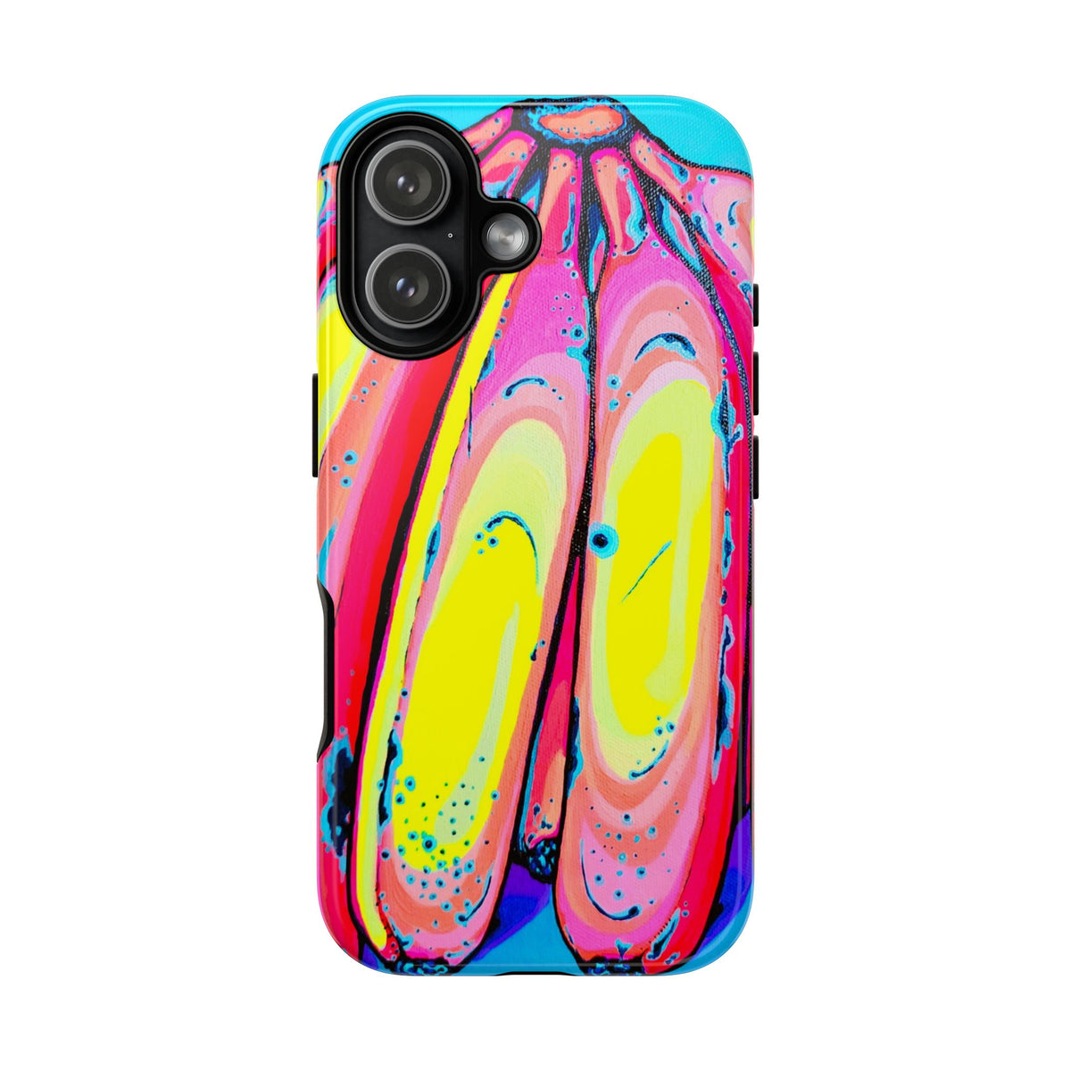 Neon Fat Bananas Tough Phone Case