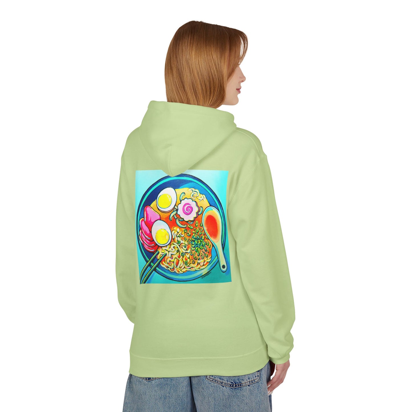 Unisex Neon Ramen Soft Hoodie