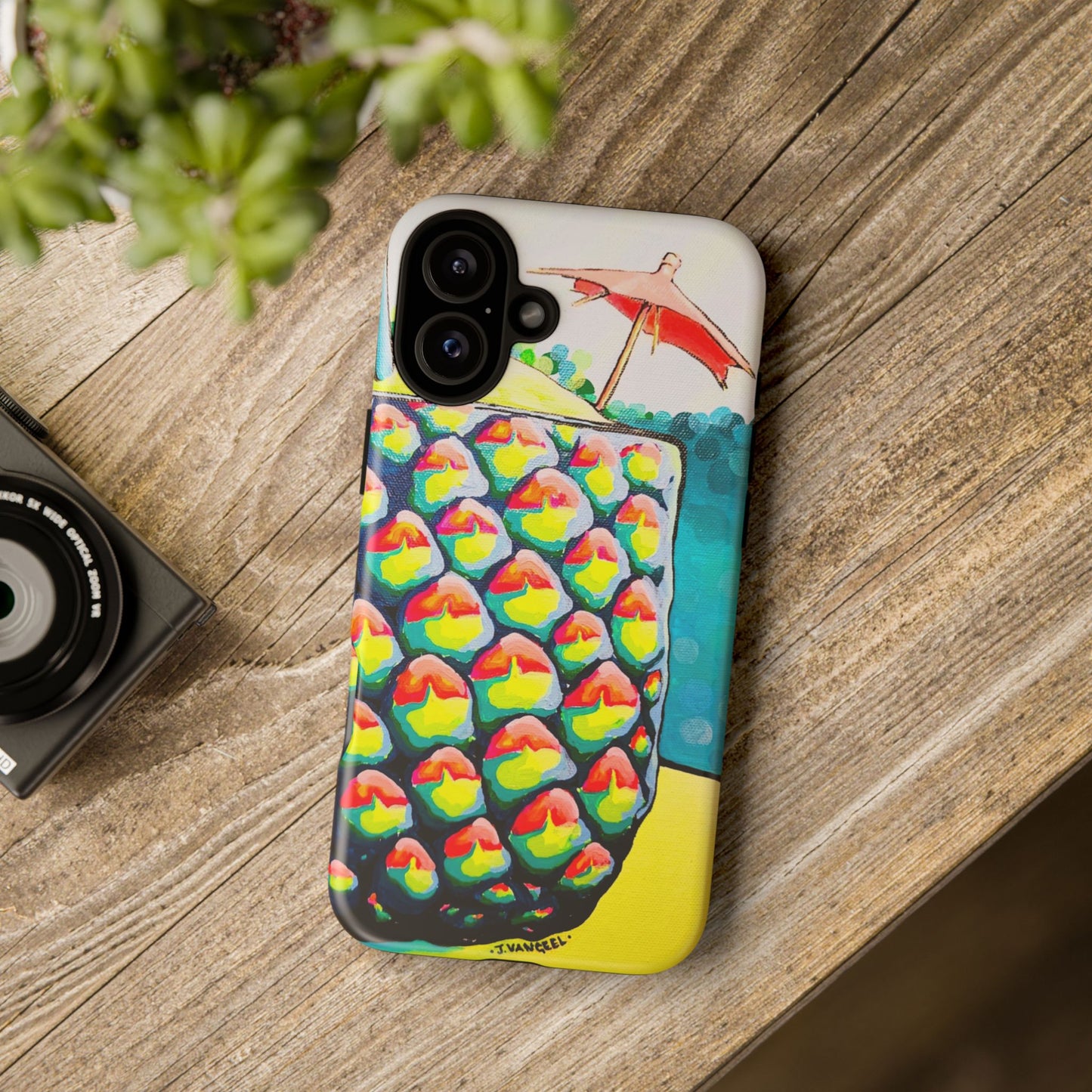 Neon Piña Colada Tough Phone Case