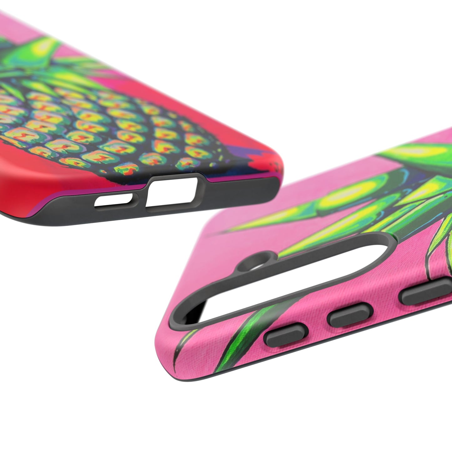 Neon Pineapple Tough Phone Case