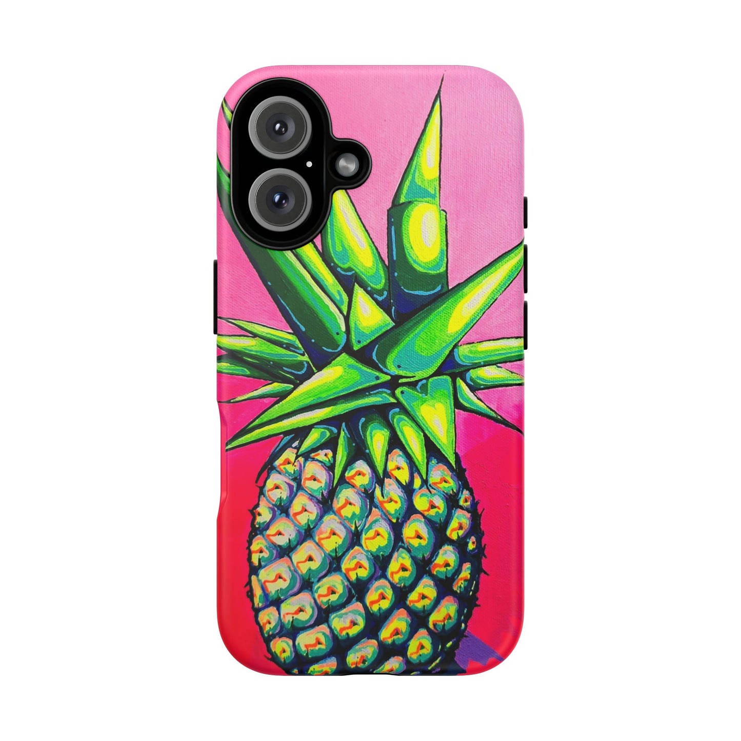 Neon Pineapple Tough Phone Case