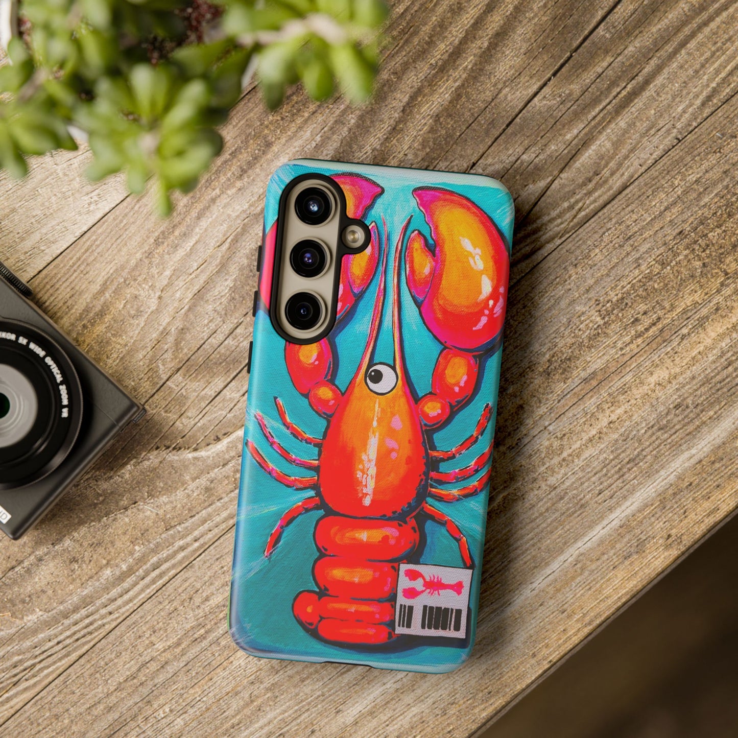 Neon Lobster Tough Phone Case