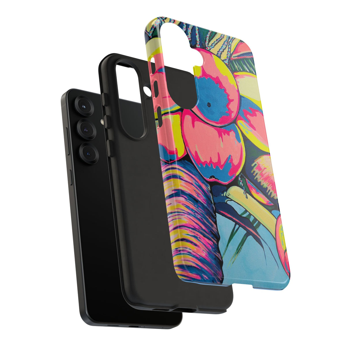 Neon Coconuts Tough Phone Case