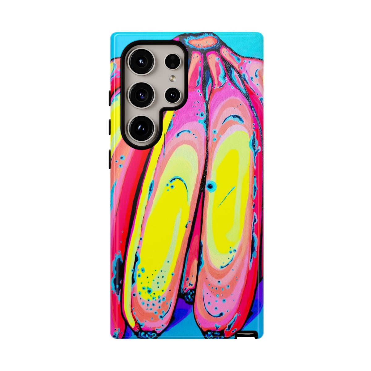 Neon Fat Bananas Tough Phone Case