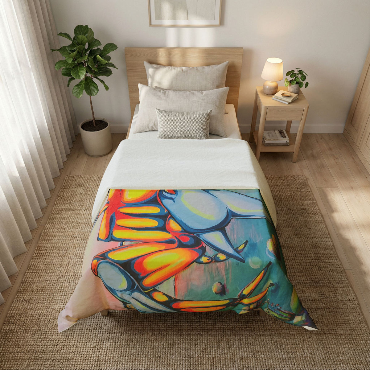Cyclops Crab Duvet Cover