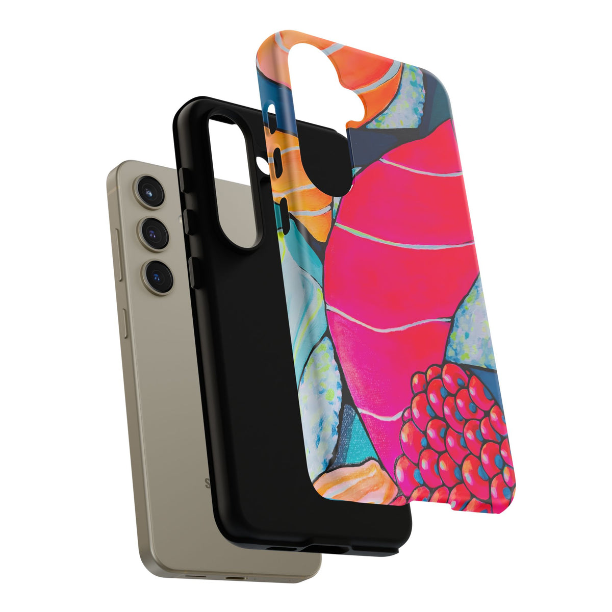 Coque de téléphone résistante Néon Sushi