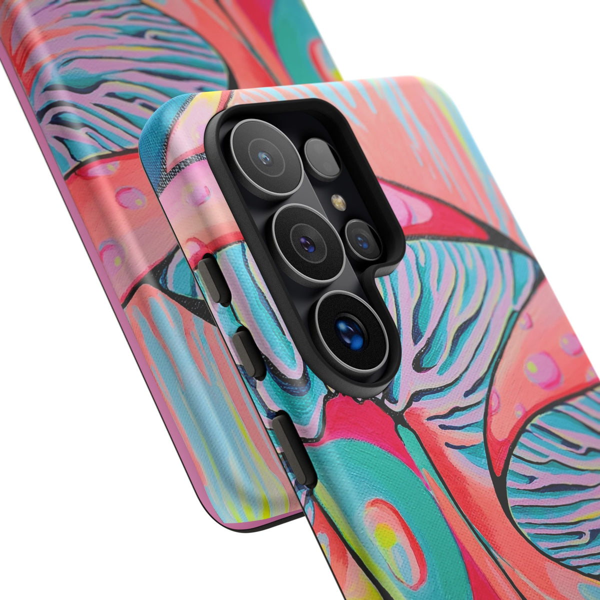 Coque de téléphone résistante Trippy Mushrooms