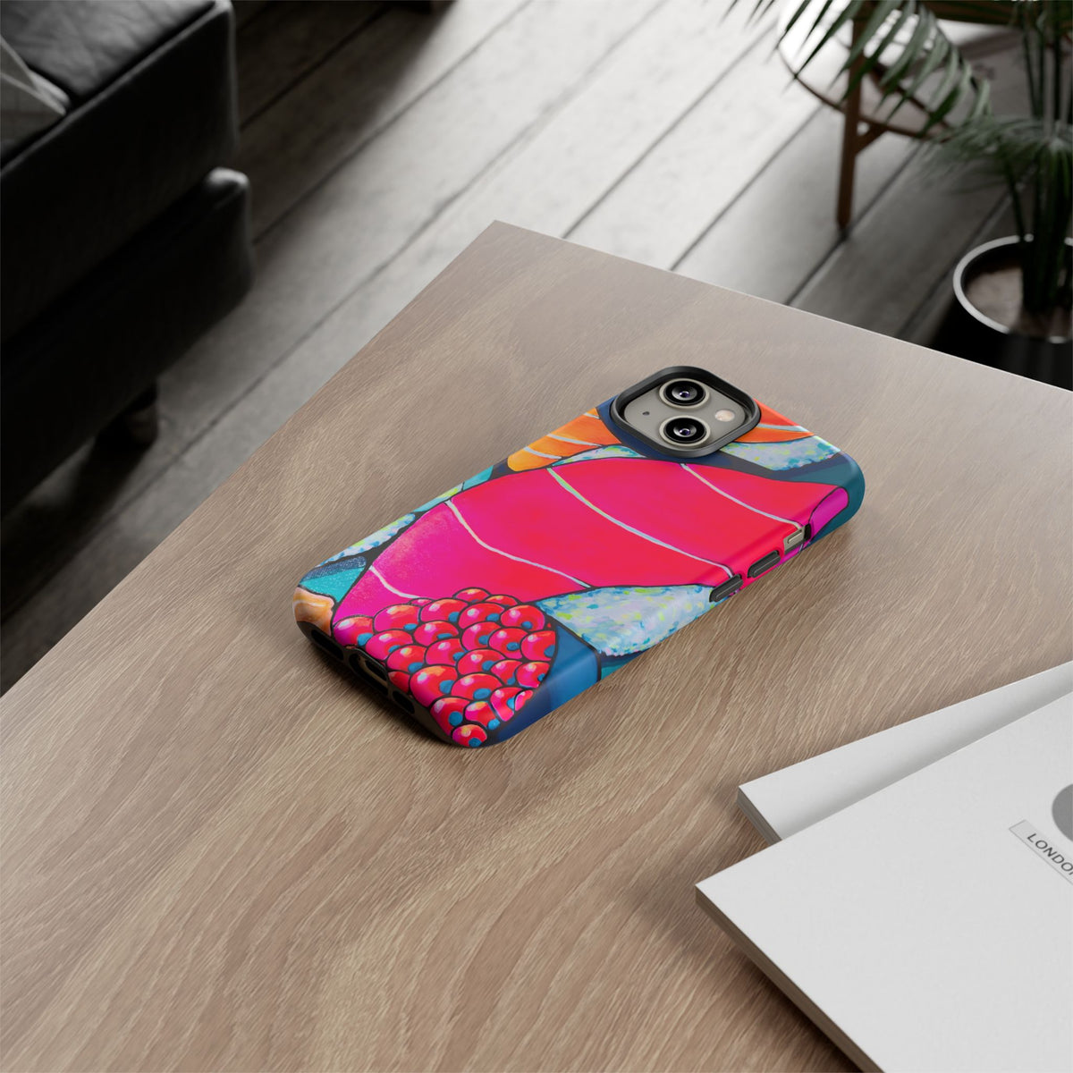 Coque de téléphone résistante Néon Sushi