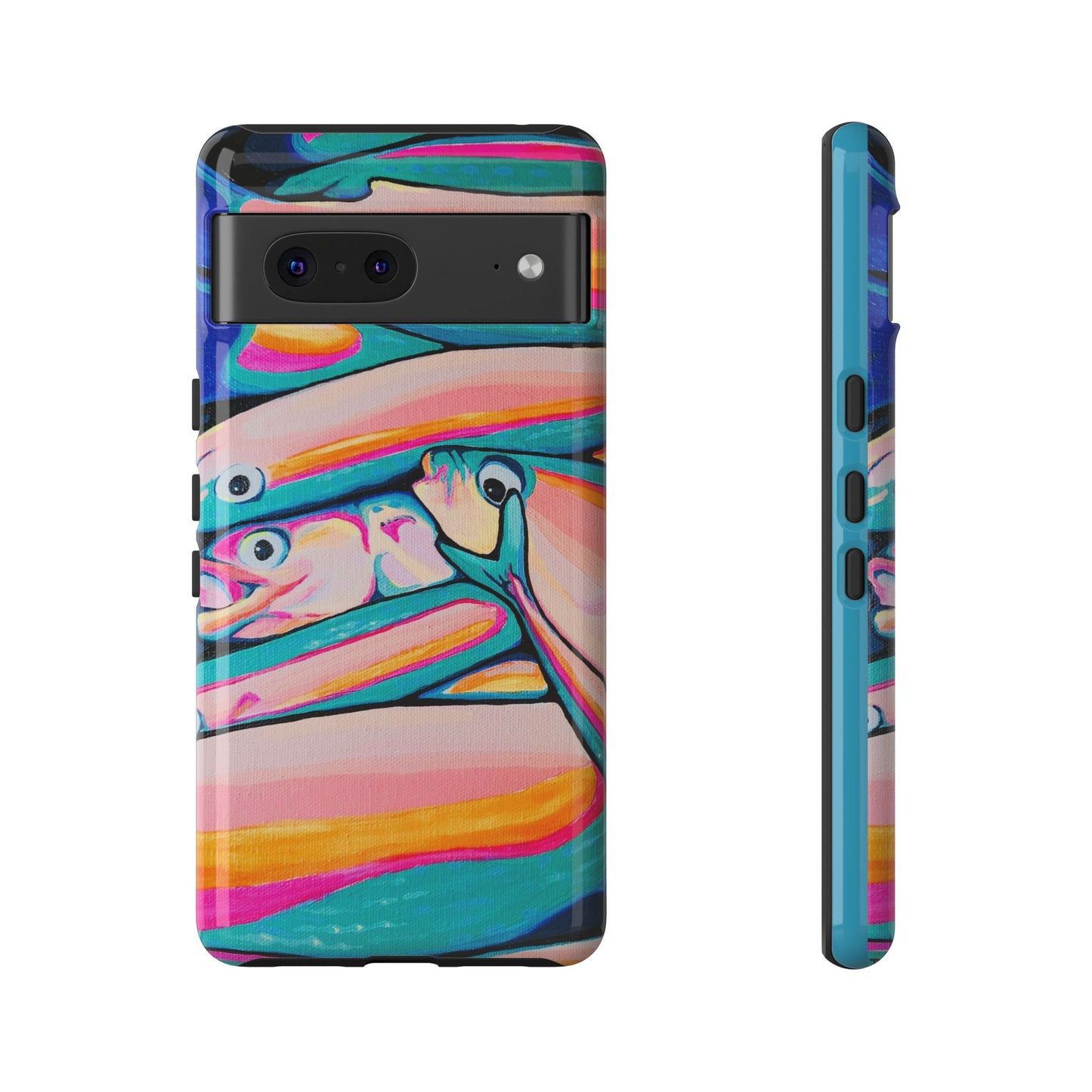 Neon Fish Tough Phone Case