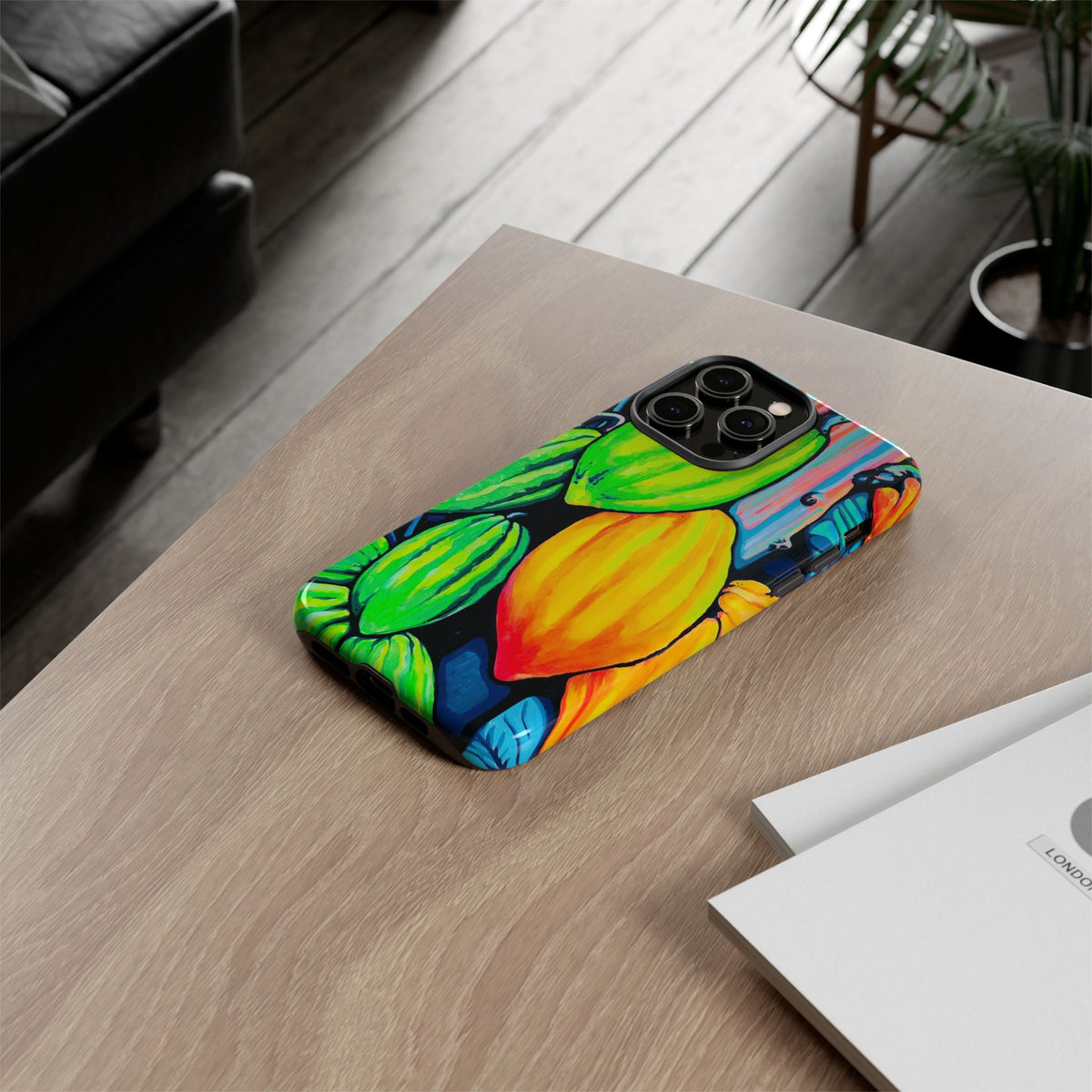 Coque de téléphone robuste Cacao Néon