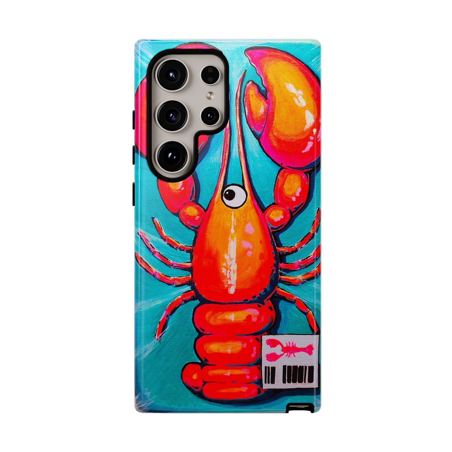 Neon Lobster Tough Phone Case