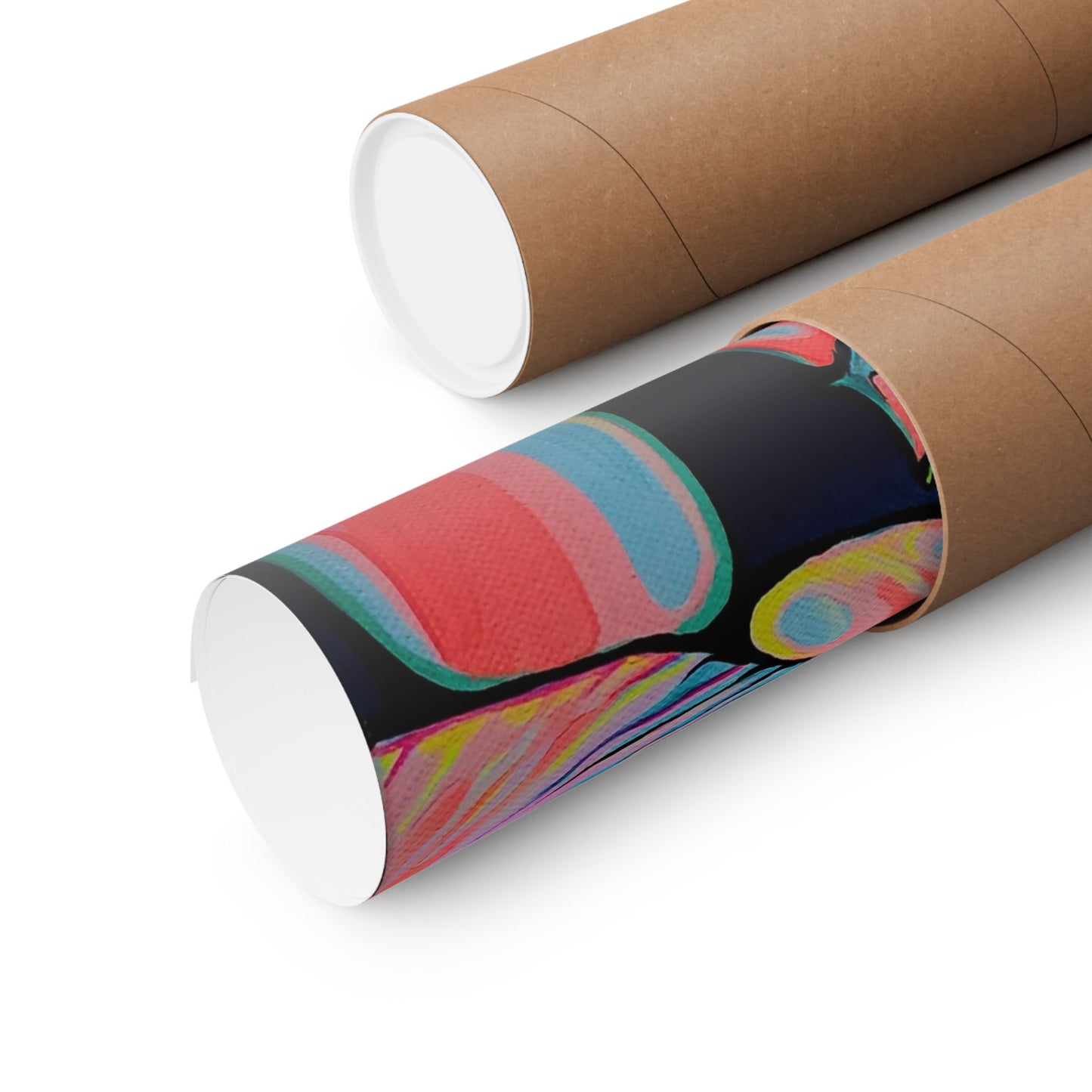 Trippy Mushrooms Giclée Art Poster