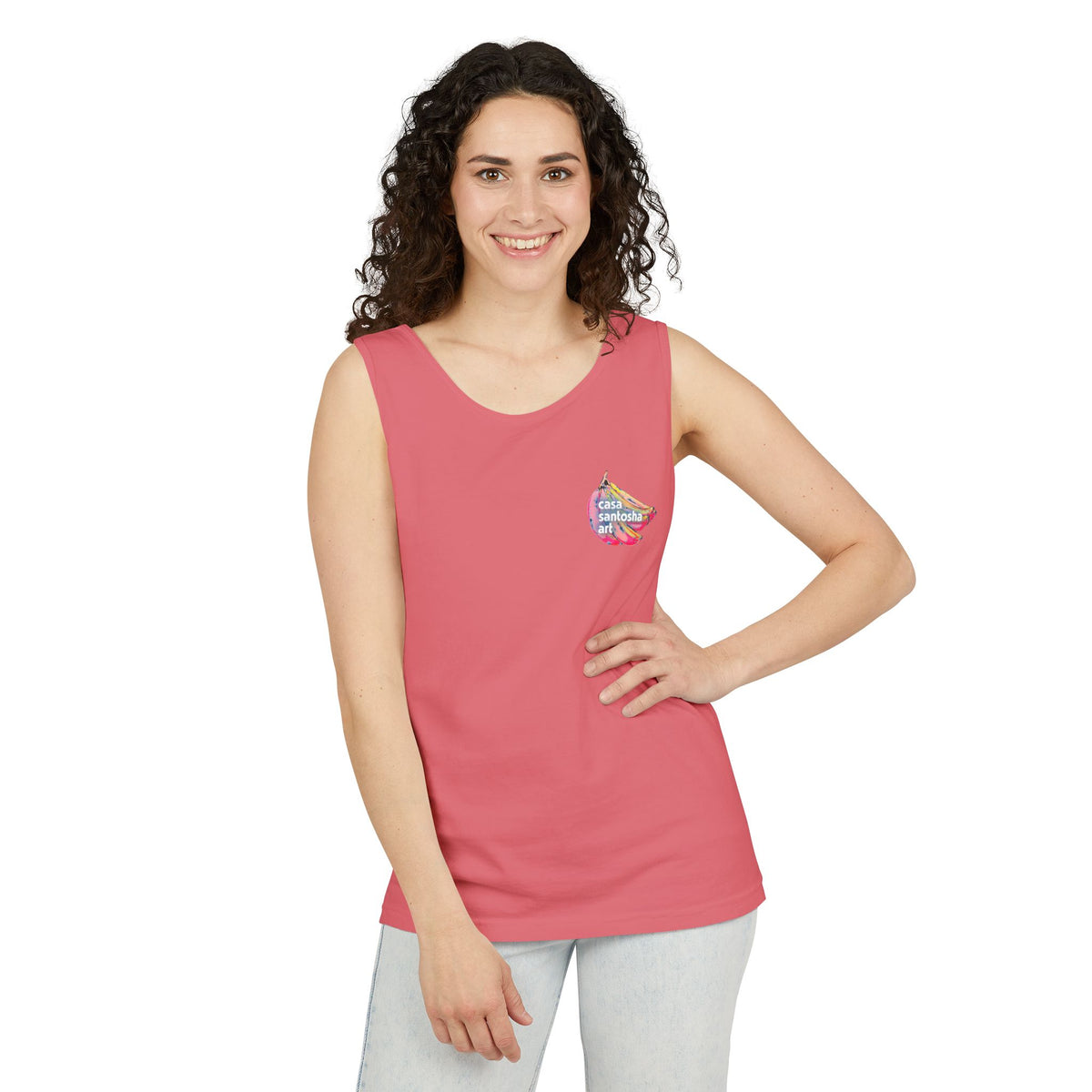 Unisex Neon Cabo Fish Market Tank Top