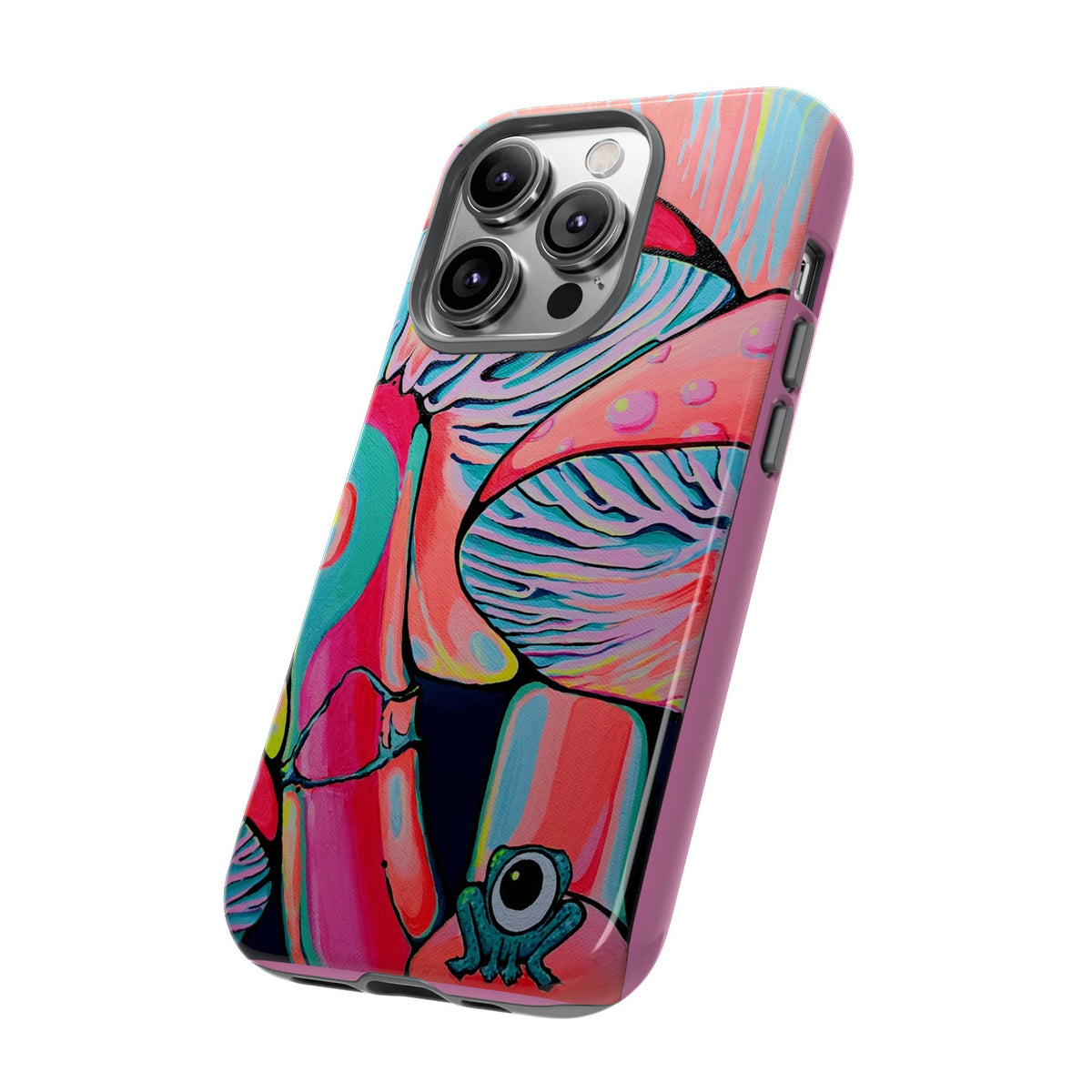 Coque de téléphone résistante Trippy Mushrooms