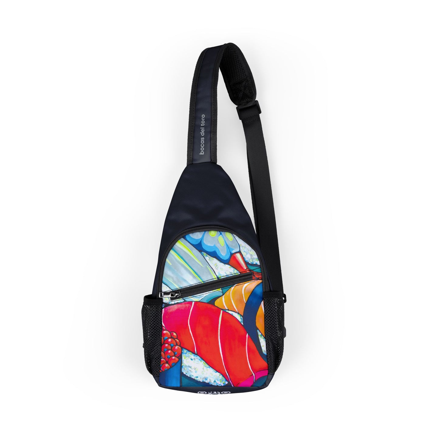 Sacoche bandoulière « Neon Sushi Art » – Sac banane de voyage ou de tous les jours