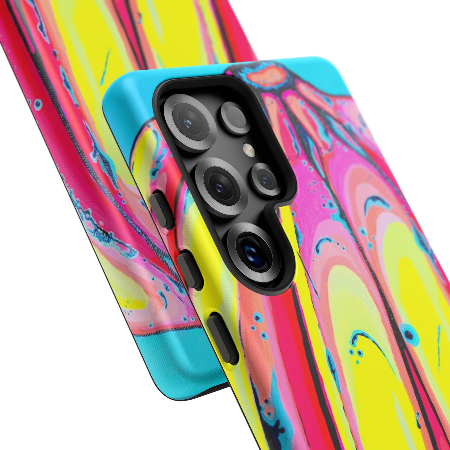 Neon Fat Bananas Tough Phone Case