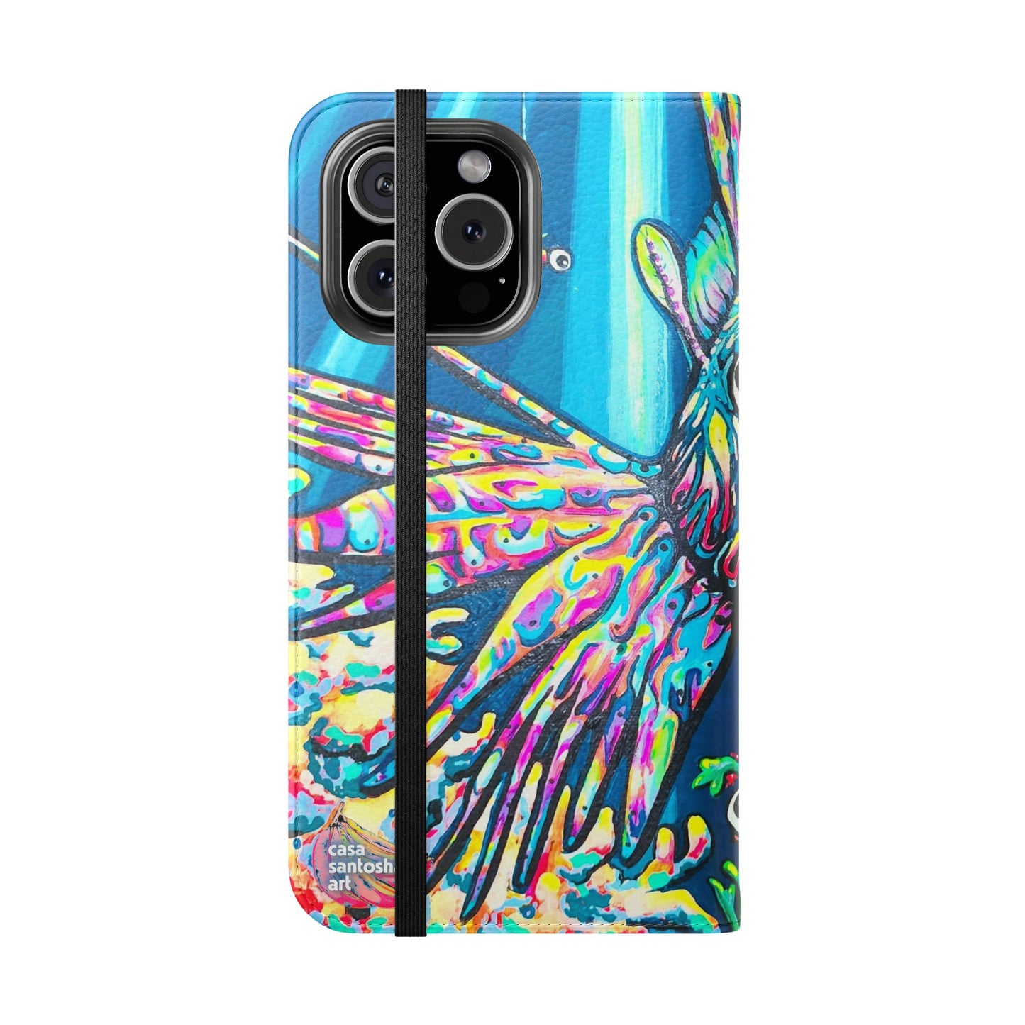 Cyclops Lionfish Flip Phone Case – Wallet Cover with Card Slots
