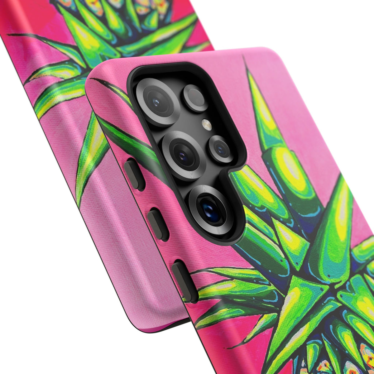 Neon Pineapple Tough Phone Case