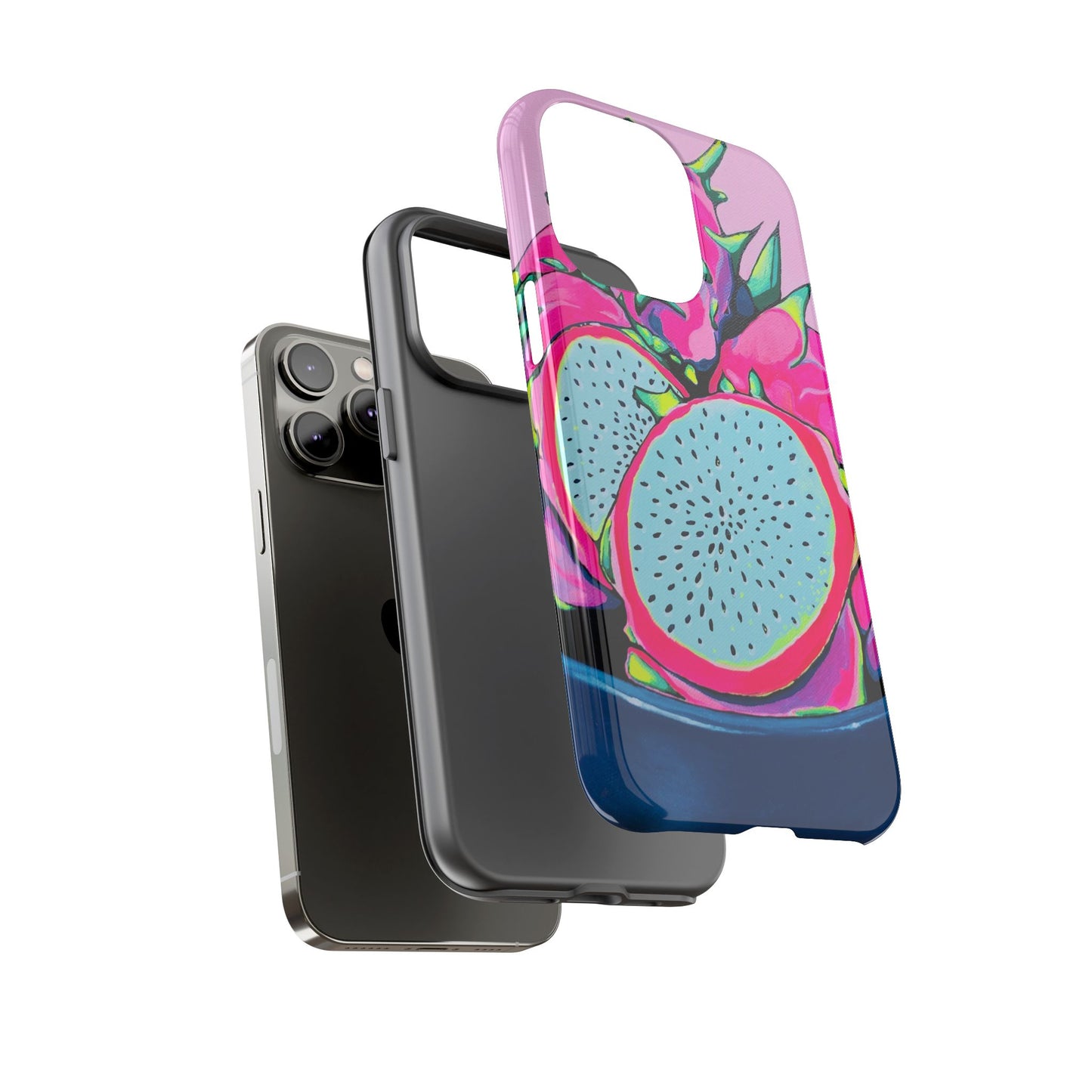 Neon Pink Dragon Fruit Tough Phone Case