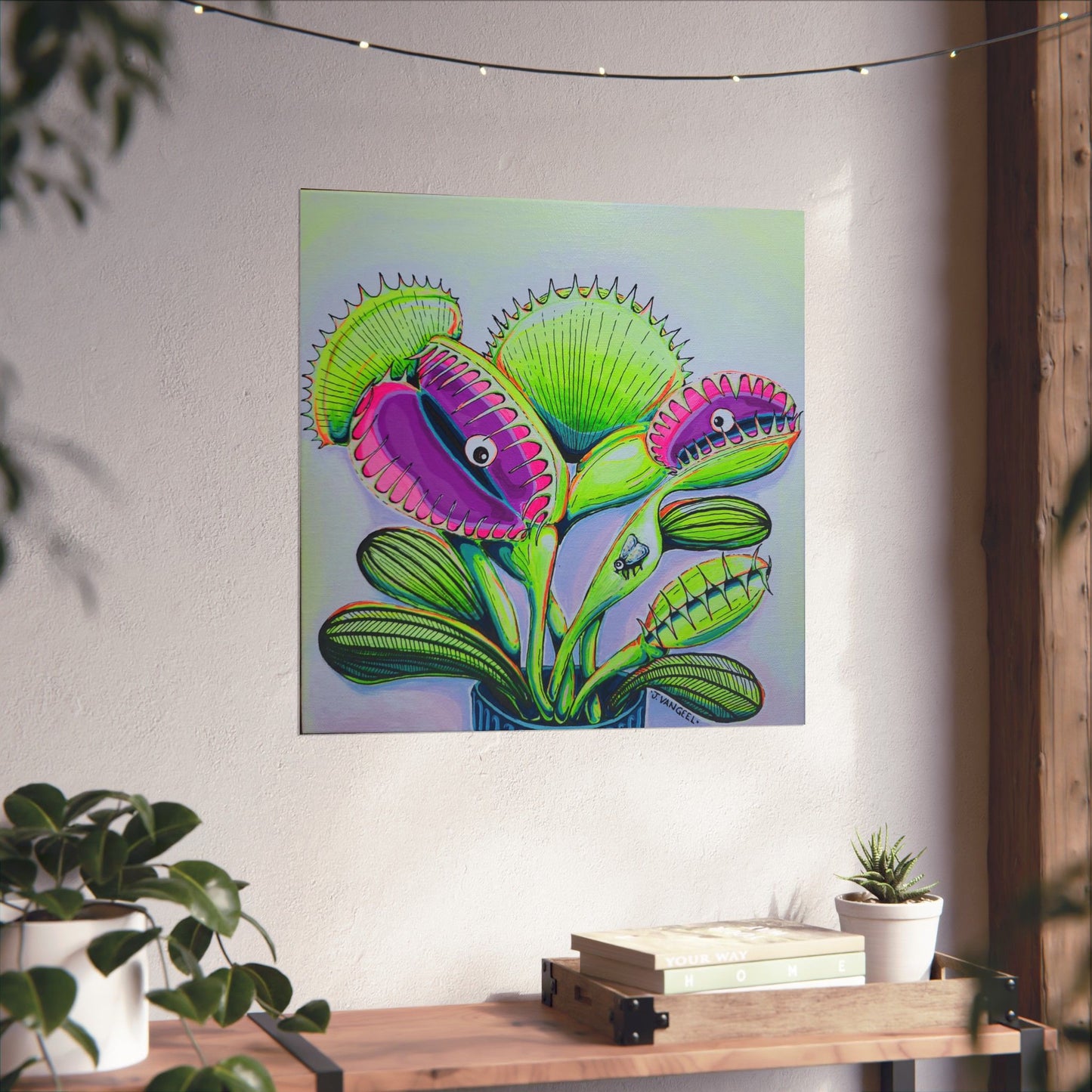 Cyclops Venus Fly Trap Giclée Art Poster